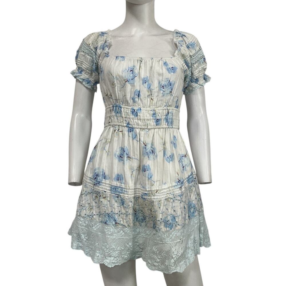 Loveshackfancy Floral Santa Rosa River Lilium Mini Dress Size XS